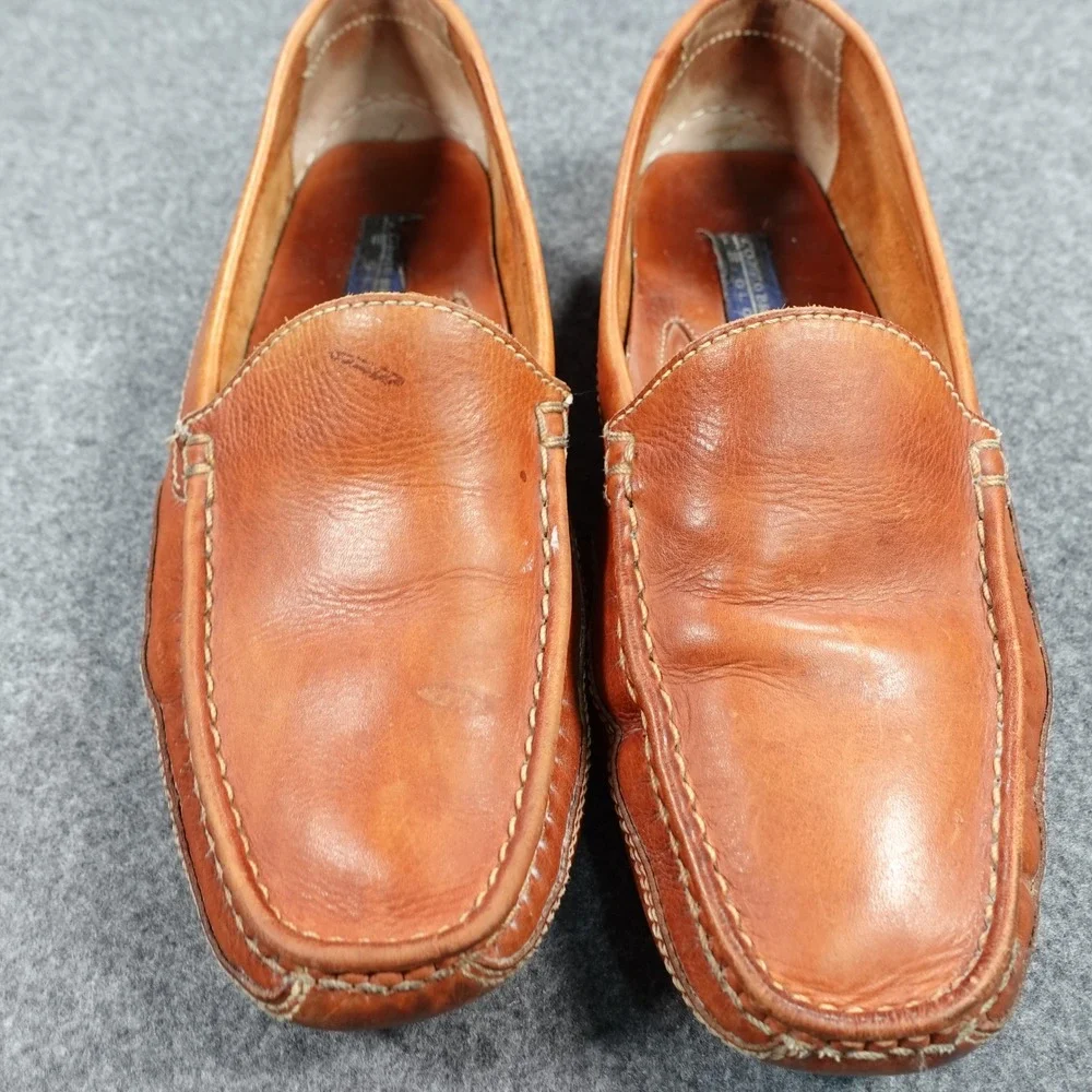 Giorgio Brutini‎ Glove Mens Tan Leather Driving Loafers 688234 Size 10.5 M